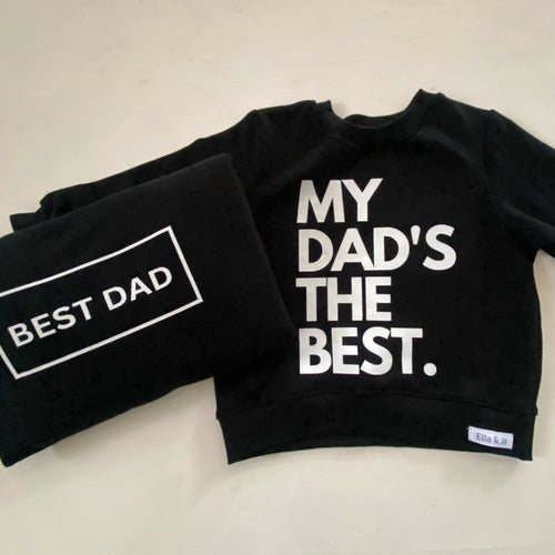 My Dad’s the Best Sweater set - Ella and Jo