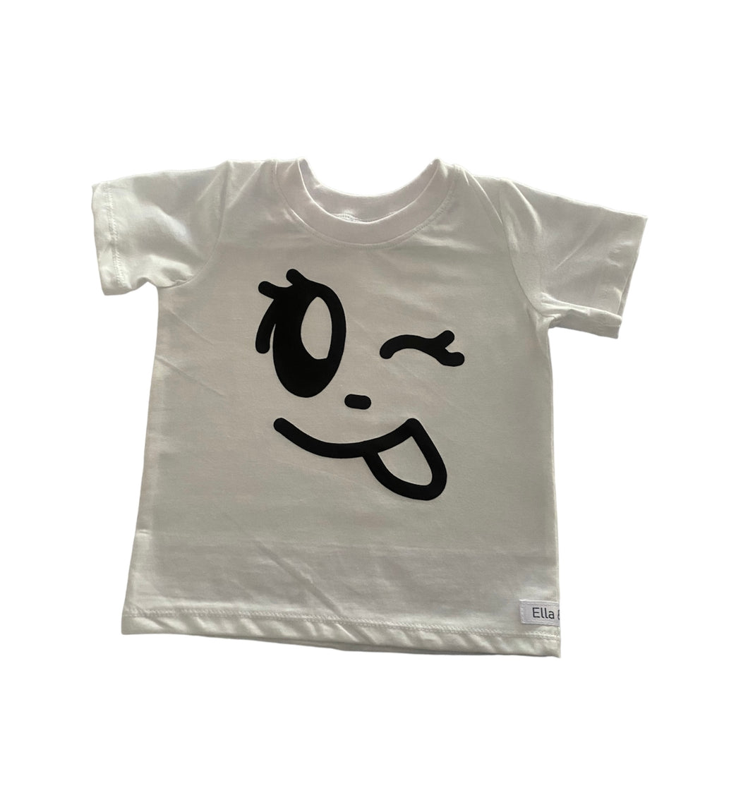 T- Shirt - Monochrome Wink