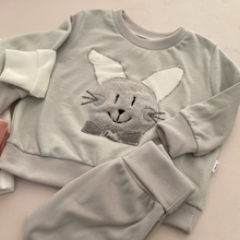 Load image into Gallery viewer, Bunny Tracksuit with Knitted Beanie (BOYS)
