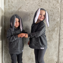 Load image into Gallery viewer, Bunny Hooded Tracksuit with Ears
