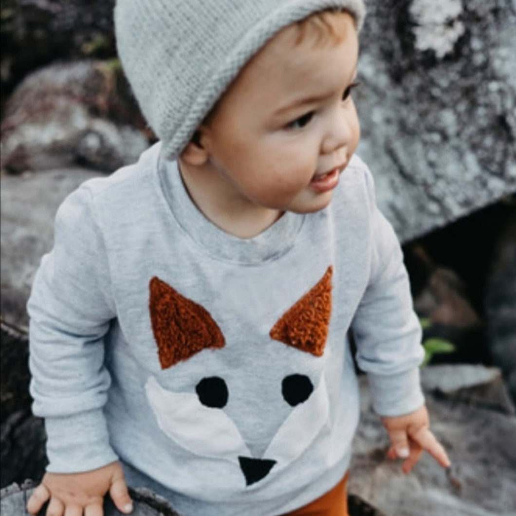 Mr Fox Tracksuit with Knitted Beanie - Ella and Jo