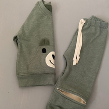 Load image into Gallery viewer, Khaki Bear Tracksuit - Ella and Jo
